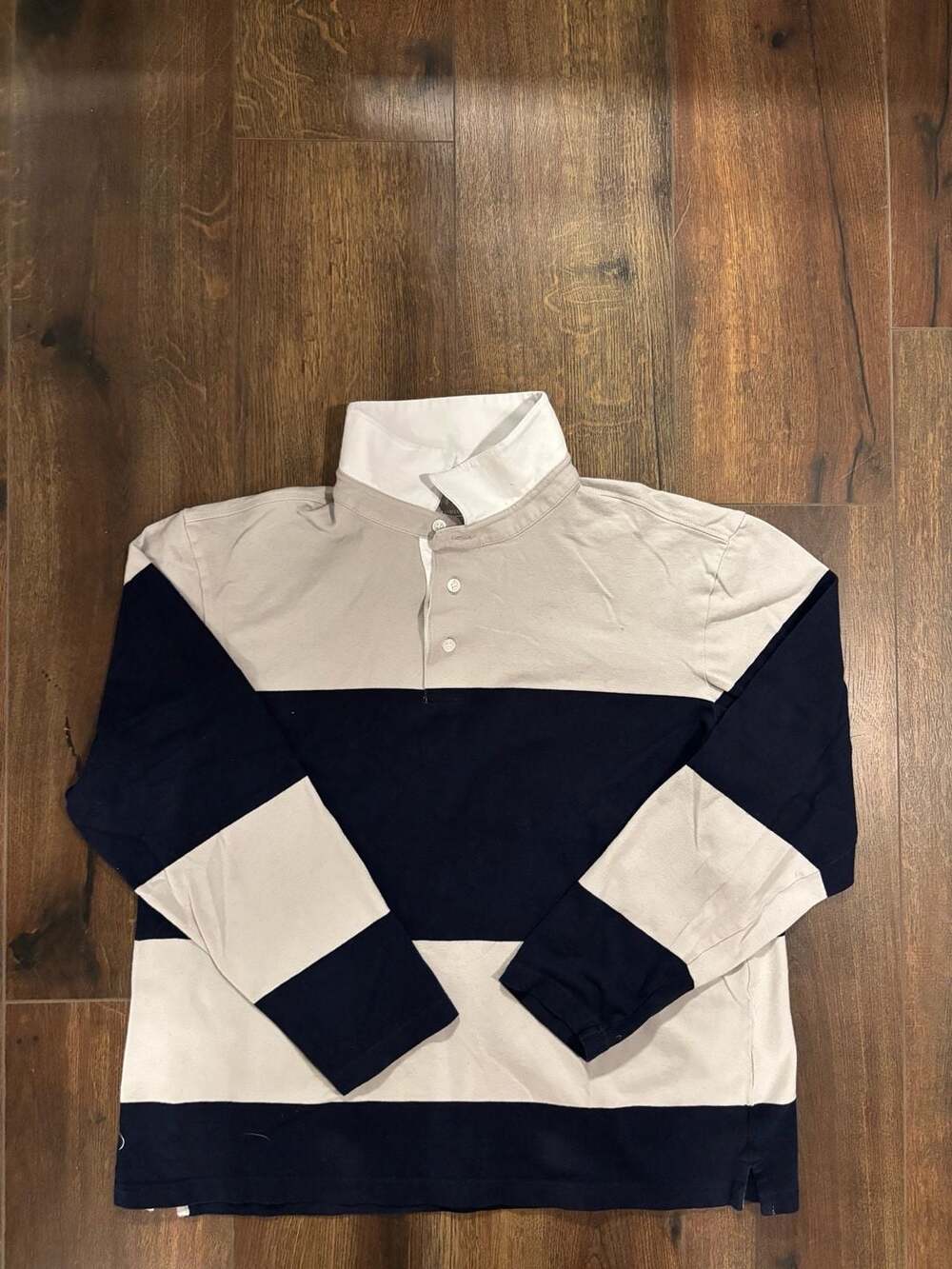 Ted Baker Traviss Long Sleeve Cotton Rugby Shirt
